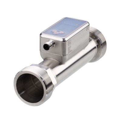 Original German IFM SU8020 Ultrasonic Flow Meter with 150 Bar Bursting Pressure and 100 Bar Rating for -20 to 100°C