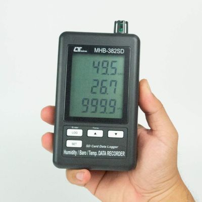 LUTRON MHB-382SD Customizable Humidity Thermometer Barometer with 1 Year Warranty and 1kg Weight for OEM Support