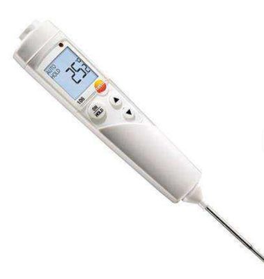 Testo 106 Food Core Thermometer with 0.1°C Resolution IP52 Rating and 250g Weight for Fast Accurate Food Measurement