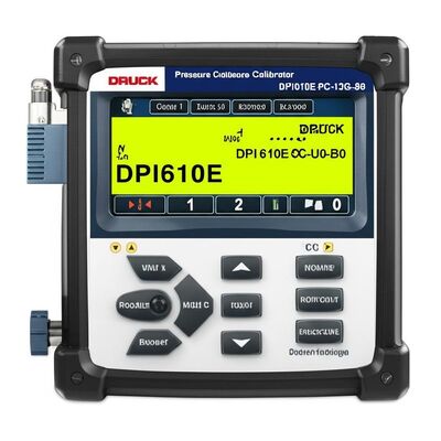 Druck DPI610E Customizable Pressure Calibrator with 4.4in Backlit Display and G1/8 Female and 1/8 NPT Adaptors