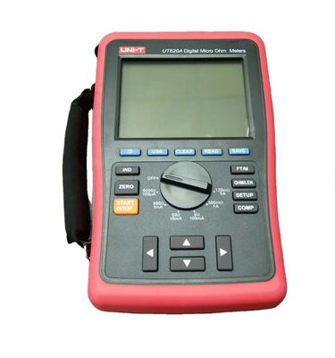 UNI-T UT620A Digital Micro Ohm Meter with 60000 Display Count for Precise DC Low Resistance Measurement via 4-Wire Method and Rechargeable Li-ion Battery