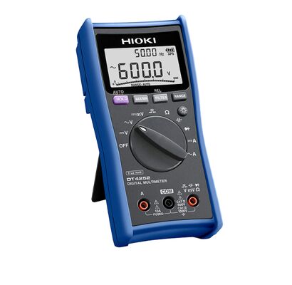 Hioki DT4252 Digital Multimeter with 6000 digits LCD display ±0.3% DC V accuracy and 40 Hz to 1 kHz bandwidth