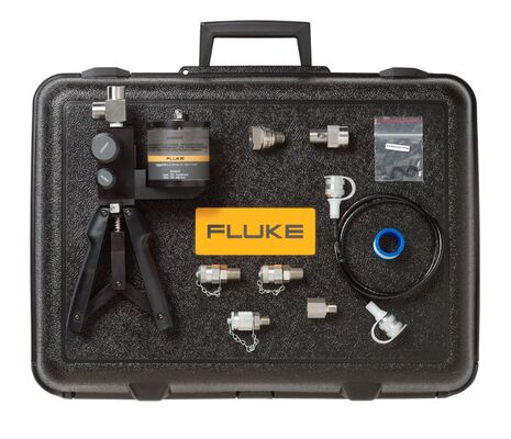 Fluke 700HTPK2 10,000 psi 690 bar の液圧試験圧力キット 範囲とハードケース保護