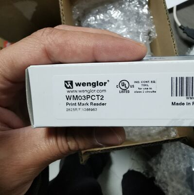 Wenglor WM03PCT2 インプリントマークセンサ 12-18mm Range PNP NO NC と M12 コンネクタ