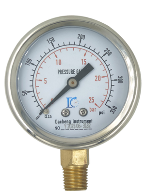 DACHENG Y-60 Factory Direct Sales Carbon Steel Shell Copper Connector 60mm Diameter Corrosion Resisting Pressure Data Loggers