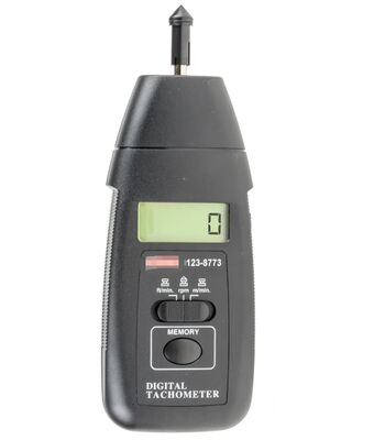 new RS PRO Tachometer 123-8773，Maximum Speed 19999rpm， Contact LCD 19999rpm