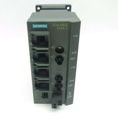 SCALANCE X204-2, managed IE switch , redundant power supply,6GK5204-2BB10-2AA3 6GK5208-0BA00-2AC2