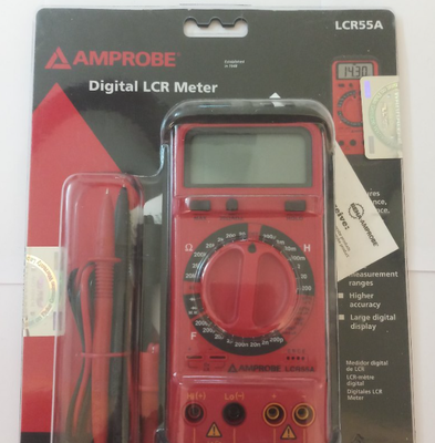 FLUKE Amprobe LCR55A Portable LCR Meter Measure  inductance,capacitance, resistance, transistors, diodes and microwave diodes