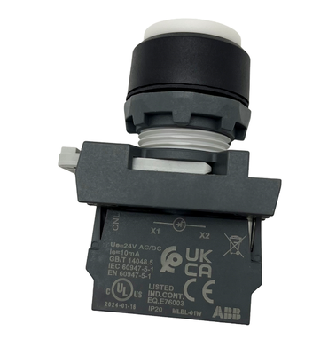 New Condition Switch with Rated Voltage and Current for Robot Control Cabinet Servo Power-On Button with 1 Year Warranty