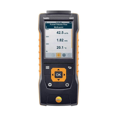 Testo 440 高精度 広範囲 インテリジェント 温度 湿度 制御 デジタル ディスプレイ 0.1C/F 解像度 1年